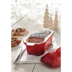 Terrine En Céramique émaillée 20,5 Cm Rouge -Silikomart Cuisine Boutique 059124 4 4 Terrine en ceramique emaillee 20 5 cm rouge Mathon