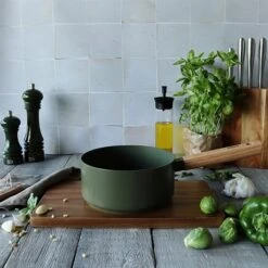 Casserole Ector Induction Aluminium Revêtu Manche En Bois 18 Cm Vert 8 Casserole Ector Induction Aluminium Revêtu Manche En Bois 18 Cm Vert -Silikomart Cuisine Boutique 108017 1 1 Casserole Ector induction aluminium revetu manche en bois 18 cm vert Ogo
