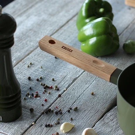 Casserole Ector Induction Aluminium Revêtu Manche En Bois 18 Cm Vert 6 Casserole Ector Induction Aluminium Revêtu Manche En Bois 18 Cm Vert – Image 4