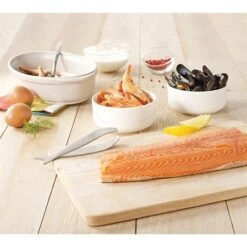 Lot Poêle à Poisson Dur Comme La Pierre 34 Cm Et Pince à Arêtes Forme Poisson -Silikomart Cuisine Boutique 10954 2 1 Lot Poele a poisson Dur comme la pierre 34 cm et Pince a aretes forme poisson Mathon