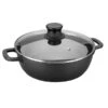 Faitout Fonte Avec Couvercle En Verre 32 Cm Noir -Silikomart Cuisine Boutique 11623 0 1 Faitout fonte avec couvercle en verre 32 cm noir Lacor