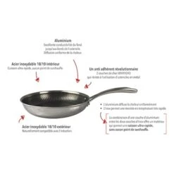 Poêle 28 Cm Olympe -Silikomart Cuisine Boutique 121009 1 4 Poele 28 cm Olympe Baumalu