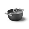 Smeg Faitout Bas Aluminium Antiadhésif 24 Cm Noir Mat Avec Couvercle En Verre Trempé 1 Smeg Faitout Bas Aluminium Antiadhésif 24 Cm Noir Mat Avec Couvercle En Verre Trempé -Silikomart Cuisine Boutique 133002 0 1 Faitout bas aluminium antiadhesif 24 cm noir mat avec couvercle en verre trempe Smeg