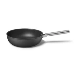 Smeg Wok Aluminium Antiadhésif 30 Cm Noir Mat -Silikomart Cuisine Boutique 133005 1 4 Wok aluminium antiadhesif 30 cm noir mat Smeg
