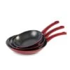 Lot De 3 Poêles Antiadhérentes Prestige Rubis 20, 24 Et 28 Cm
