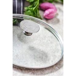 De Buyer Couvercle En Verre Cerclé Inox 14 Cm -Silikomart Cuisine Boutique 147014 1 2 Couvercle en verre cercle inox 14 cm De Buyer