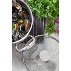 De Buyer Couvercle En Verre Cerclé Inox 18 Cm 6 De Buyer Couvercle En Verre Cerclé Inox 18 Cm -Silikomart Cuisine Boutique 147016 1 2 Couvercle en verre cercle inox 18 cm De Buyer