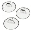 Lot 3 Couvercles En Verre Excell'Inox 16, 18 Et 20 Cm -Silikomart Cuisine Boutique 14908 0 3 Lot 3 Couvercles en verre Excell Inox 16 18 et 20 cm Mathon