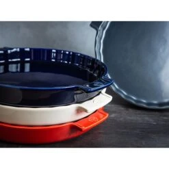 Peugeot Moule à Tarte Céramique Bleu 30 Cm -Silikomart Cuisine Boutique 201202 2 2 Moule a tarte ceramique bleu 30 cm Peugeot
