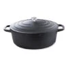 Cocotte Légère Ovale En Fonte D'aluminium 32 Cm 6,5 L Coloris Noir -Silikomart Cuisine Boutique 203004 0 4 Cocotte legere ovale en fonte d aluminium 32 cm 6 5 L coloris noir Mathon