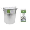 Lot Cuiseur 40 L 12 Bocaux Et Thermomètre à Cadran -Silikomart Cuisine Boutique 209018 0 1 Lot cuiseur 40 L 12 bocaux et thermometre a cadran Le Pratique