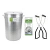Lot Cuiseur 90 L 24 Bocaux Avec Thermomètre à Cadran Et Pince à Bocal -Silikomart Cuisine Boutique 209019 0 1 Lot cuiseur 90 L 24 bocaux avec thermometre a cadran et pince a bocal Le Pratique