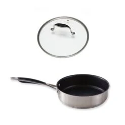 Set Sauteuse Anti-adhérente Excell'Inox 20 Cm Et Couvercle