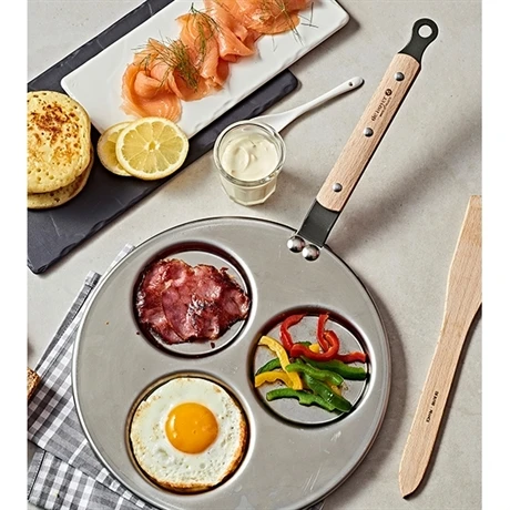 De Buyer Poêle 3 Blinis Minéral B Bois 27 Cm 4 De Buyer Poêle 3 Blinis Minéral B Bois 27 Cm – Image 2