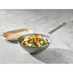 De Buyer Wok Minéral B 24 Cm -Silikomart Cuisine Boutique 211022 2 1 Wok Mineral B 24 cm De Buyer