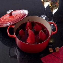 Le Creuset Cocotte Fonte Rond 24 Cm Cerise -Silikomart Cuisine Boutique 213179 2 3 Cocotte fonte rond 24 cm cerise Le Creuset