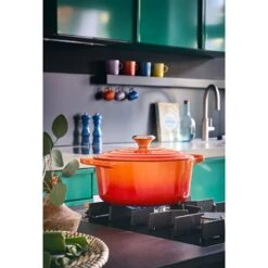 Le Creuset Cocotte Fonte Rond 24 Cm Volcanique -Silikomart Cuisine Boutique 213180 3 3 Cocotte fonte rond 24 cm volcanique Le Creuset