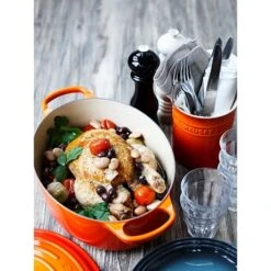 Le Creuset Cocotte Fonte Ovale Volcanique 31 Cm -Silikomart Cuisine Boutique 213207 2 3 Cocotte fonte ovale volcanique 31 cm Le Creuset