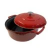Invicta Cocotte Bistrot Rouge 28 Cm -Silikomart Cuisine Boutique 213264 0 2 Cocotte Bistrot rouge 28 cm Invicta