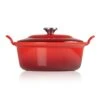 Le Creuset Cocotte Fonte Rond Plume 28 Cm 3,9 L Rouge