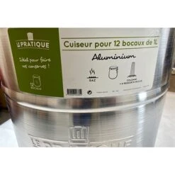 Cuiseur 40 Litres 12 Bocaux -Silikomart Cuisine Boutique 228001 3 2 Cuiseur 40 litres 12 bocaux Le Pratique