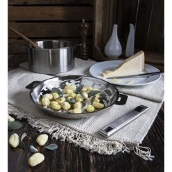 Poêle Inox Strate 28 Cm -Silikomart Cuisine Boutique 271143 3 4 Poele inox Strate 28 cm Cristel