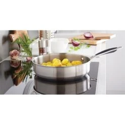 Sauteuse Excell'Inox Tout Inox 24 Cm -Silikomart Cuisine Boutique 272026 1 4 Sauteuse Excell Inox tout inox 24 cm Mathon