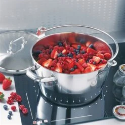 Lot Marmite à Crustacés Confiture 30 Cm Et Couvercle -Silikomart Cuisine Boutique 273111 2 3 Lot Marmite a crustaces confiture 30 cm et couvercle