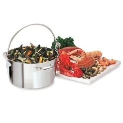 Lot Marmite à Crustacés Confiture 30 Cm Et Couvercle -Silikomart Cuisine Boutique 273111 3 3 Lot Marmite a crustaces confiture 30 cm et couvercle