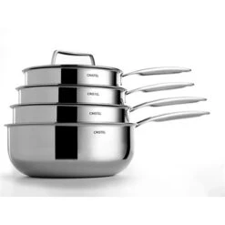 Casserole Inox Castel'Pro 16 Cm -Silikomart Cuisine Boutique 274060 1 2 Casserole inox Castel Pro 16 cm Cristel