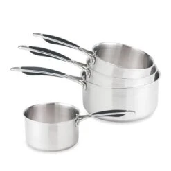 Lot De 4 Casseroles Excell'inox 14, 16, 18, 20 Cm