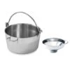 Lot Bassine à Confiture Inox 30 Cm Et Entonnoir 14 Cm -Silikomart Cuisine Boutique 279114 0 1 Lot bassine a confiture inox 30 cm et entonnoir 14 cm Mathon