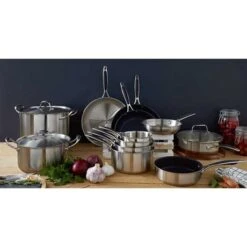 Batterie Cuisine Tout Inox Excell'Inox -Silikomart Cuisine Boutique 279115 4 2 Batterie cuisine tout inox Excell Inox Mathon