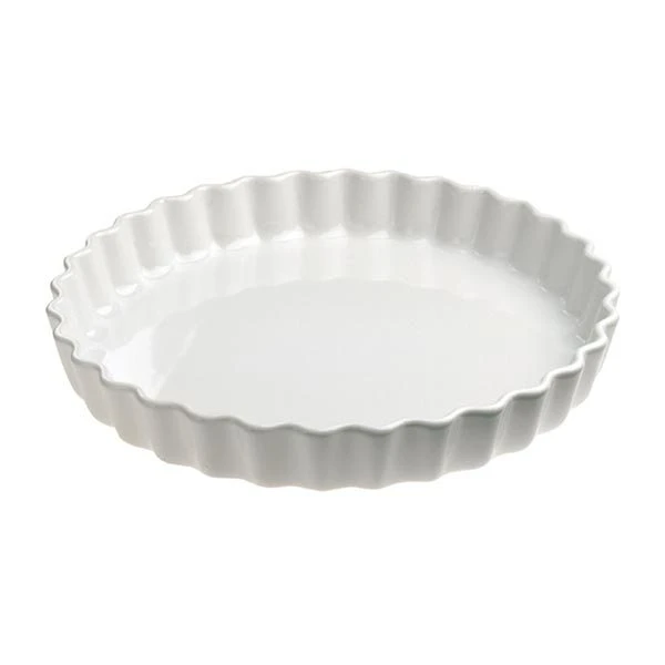 Tourtière Porcelaine Ronde 30 Cm Grands Classiques Blanc 3 Tourtière Porcelaine Ronde 30 Cm Grands Classiques Blanc
