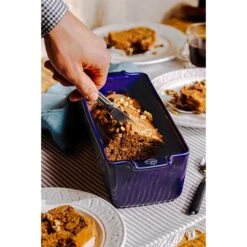 Peugeot Moule à Cake Céramique 31 Cm Bleu -Silikomart Cuisine Boutique 301196 3 4 Moule a cake ceramique 31 cm bleu Peugeot