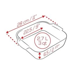 Peugeot Plat Carré Céramique Aubergine 28 Cm -Silikomart Cuisine Boutique 301322 1 3 Plat carre ceramique aubergine 28 cm Peugeot