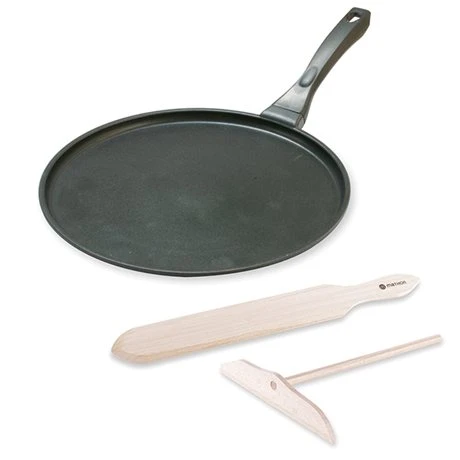 Lot Crêpière Revêtement Anti Adhérent 28 Cm Et Kit Crêpes 3 Lot Crêpière Revêtement Anti Adhérent 28 Cm Et Kit Crêpes