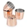 Patisse 4 Moules Cannelés à Canelés Bordelais 3,5 Cm Cuivre -Silikomart Cuisine Boutique 50326 0 1 4 Moules canneles a caneles bordelais 3 5 cm cuivre Patisse