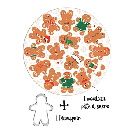 Kit Easy Biscuits Bonhomme En Pain D’épices 3 Kit Easy Biscuits Bonhomme En Pain D’épices