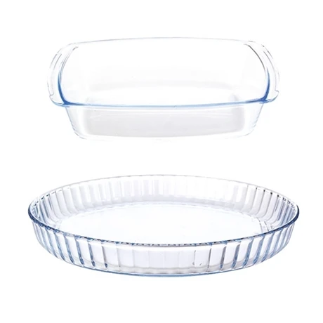 Lot Moules à Cake 24 Cm Et à Tarte 26 Cm En Verre Borosilicate 3 Lot Moules à Cake 24 Cm Et à Tarte 26 Cm En Verre Borosilicate