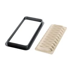 Silikomart Moule 3D Kit Tarte Zigzag Raffiné -Silikomart Cuisine Boutique 511139 2 1 Moule 3D Kit tarte zigzag raffine Silikomart