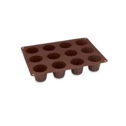 Flexi' Plaque Silicone 12 Canelés -Silikomart Cuisine Boutique 512153 2 5 Flexi Plaque silicone 12 caneles Mathon