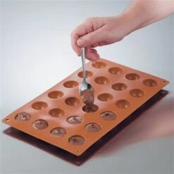 Silikomart Plaque 24 Mini Demi-sphères -Silikomart Cuisine Boutique 51274 2 0 Plaque 24 mini demi spheres Silikomart