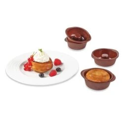 Lot De 8 Flexi'moules à Baba Ou Savarins En Silicone -Silikomart Cuisine Boutique 514000 2 4 Lot de 8 Flexi moules a baba ou savarins en silicone Mathon