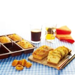 Lot De 1 Flexi'Moule Cake Et 1 Flexi'plaque 6 Petits Cakes En Silicone -Silikomart Cuisine Boutique 519060 1 2 Lot de 1 Flexi Moule Cake et 1 Flexi plaque 6 petits cakes en silicone Mathon