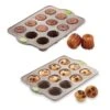 Lot De 2 Plaques Rigiflex' : Plaque 12 Muffins Et Plaque 12 Canelés -Silikomart Cuisine Boutique 519108 0 1 Lot de 2 plaques Rigiflex plaque 12 muffins et plaque 12 caneles Mathon