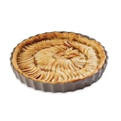 Moule à Tarte En Céramique 27 Cm Taupe -Silikomart Cuisine Boutique 52012 2 4 Moule a tarte en ceramique 27 cm taupe Mathon