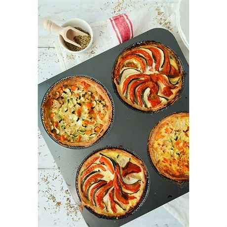 Patisse Moule Perforé 4 Pains Burger 4 Patisse Moule Perforé 4 Pains Burger – Image 2