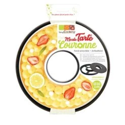 Moule à Tarte Amovible Forme Couronne 30 Cm -Silikomart Cuisine Boutique 541011 2 1 Moule a tarte amovible forme couronne 30 cm Scrapcooking