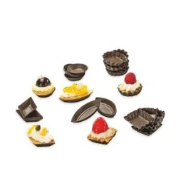 30 Mini-moules à Mignardises Anti-adhésifs Qualité Professionnelle -Silikomart Cuisine Boutique 541059 2 4 30 mini moules a mignardises anti adhesifs qualite professionnelle Gobel